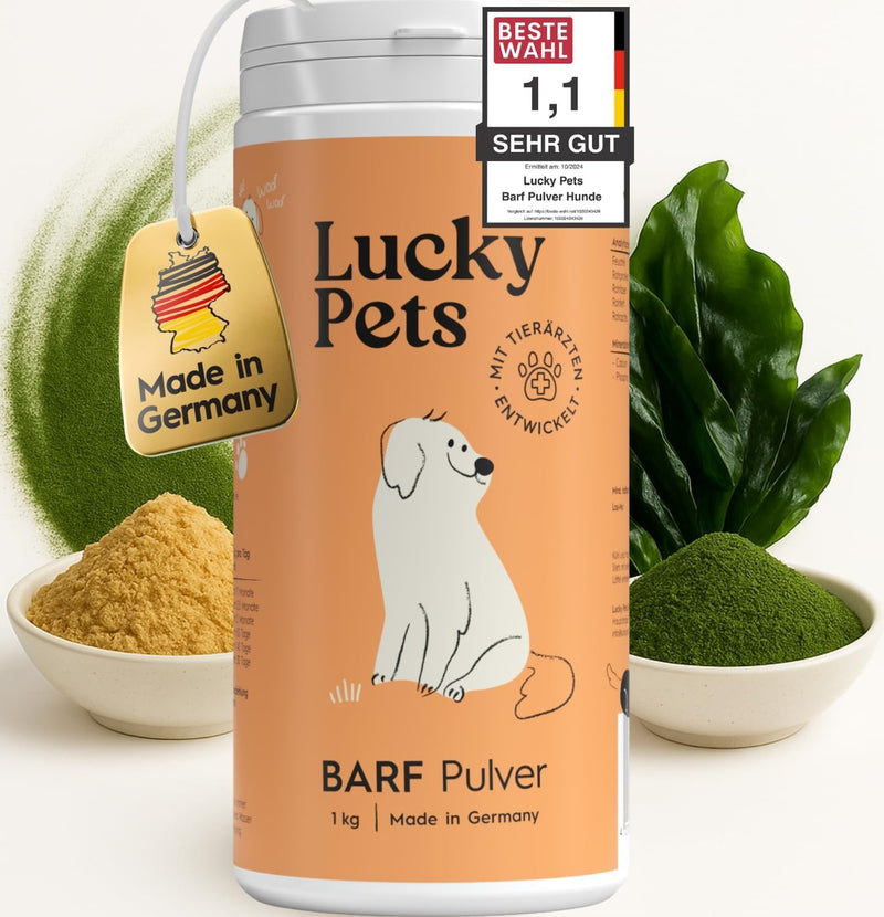 Lucky Pets Barf Pulver – sichere Nährstoffversorgung für gebarfte Hunde