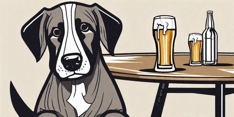 Dürfen Hunde Bier trinken? Ein Hundeexperte erklärt die Risiken.