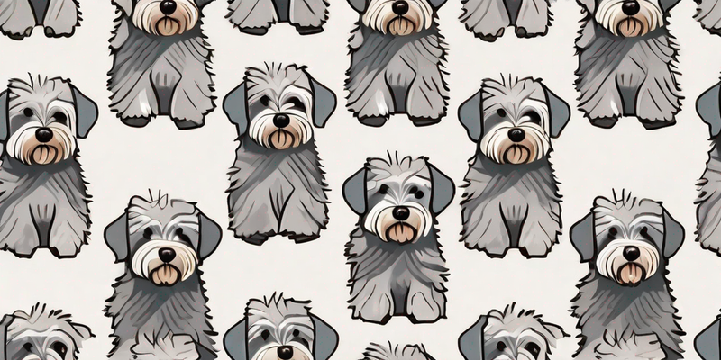 Entdecken Sie das bezaubernde Aussehen von Schnoodles - Schnauzer- und Pudel-Mischlingsrasse