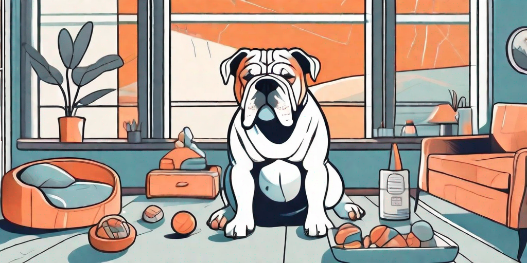 Tipps für das Alleinsein mit Ihrer alten englischen Bulldogge