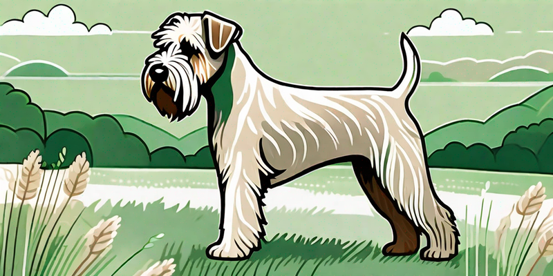 Entdecken Sie das bezaubernde Erscheinungsbild des Irish Soft Coated Wheaten Terriers