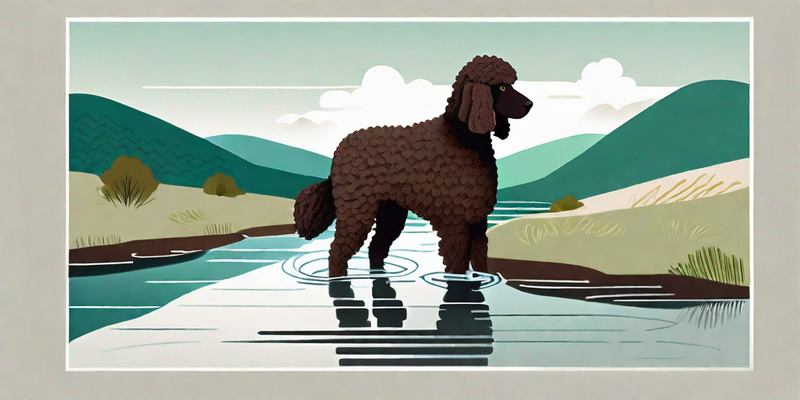 Entdecken Sie die verführerische Erscheinung des Irish Water Spaniels