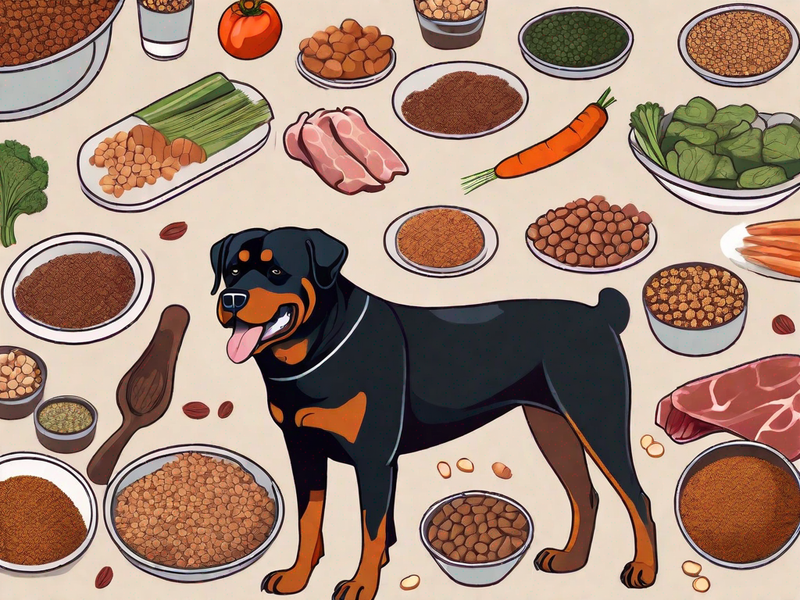 Der ultimative Leitfaden für die Ernährung von Rottweilern: Die Wahl des besten Futters für die Gesundheit Ihres Hundes