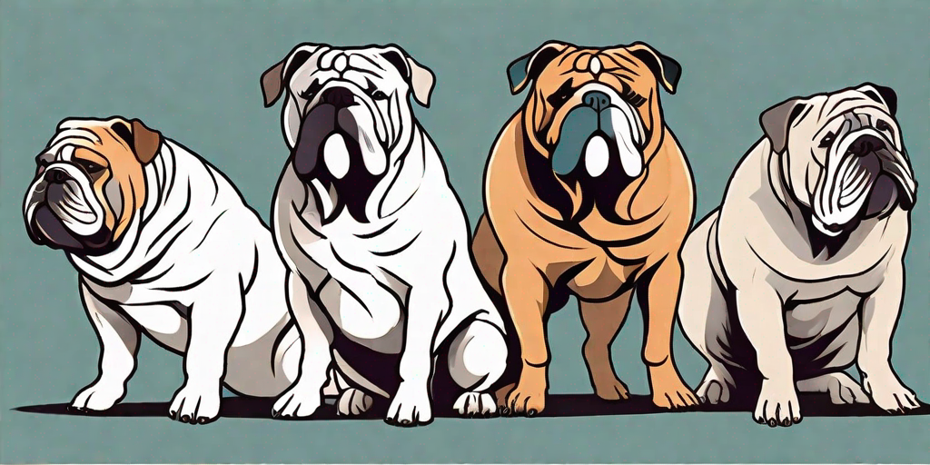 Die faszinierende Welt der Bulldoggen und Mastiffs: Erkundung verschiedener Rassen mit atemberaubenden Bildern