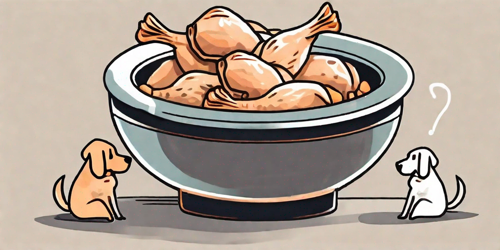 Können Hunde Huhn essen?