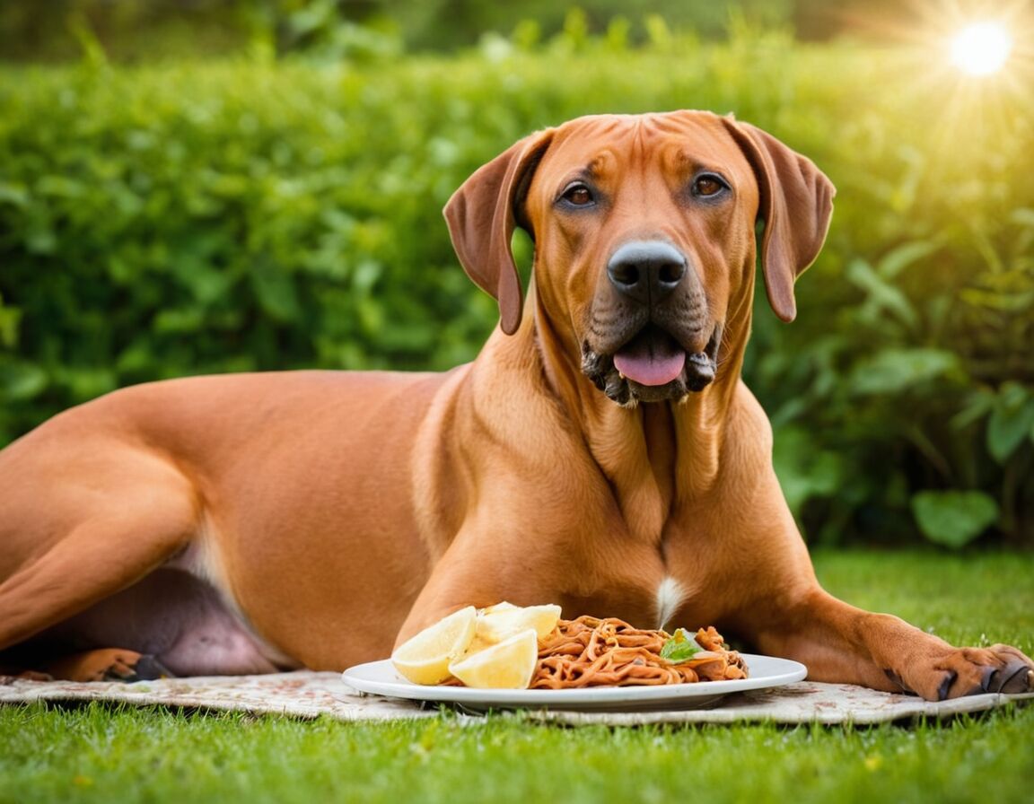 Ridgeback Futter: Ernährungsbedürfnisse des Rhodesian Ridgebacks