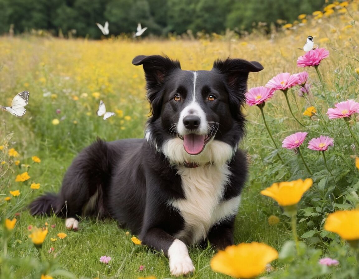 Border Collie Schwarz: Charakter und Pflege dieser intelligenten Hunderasse