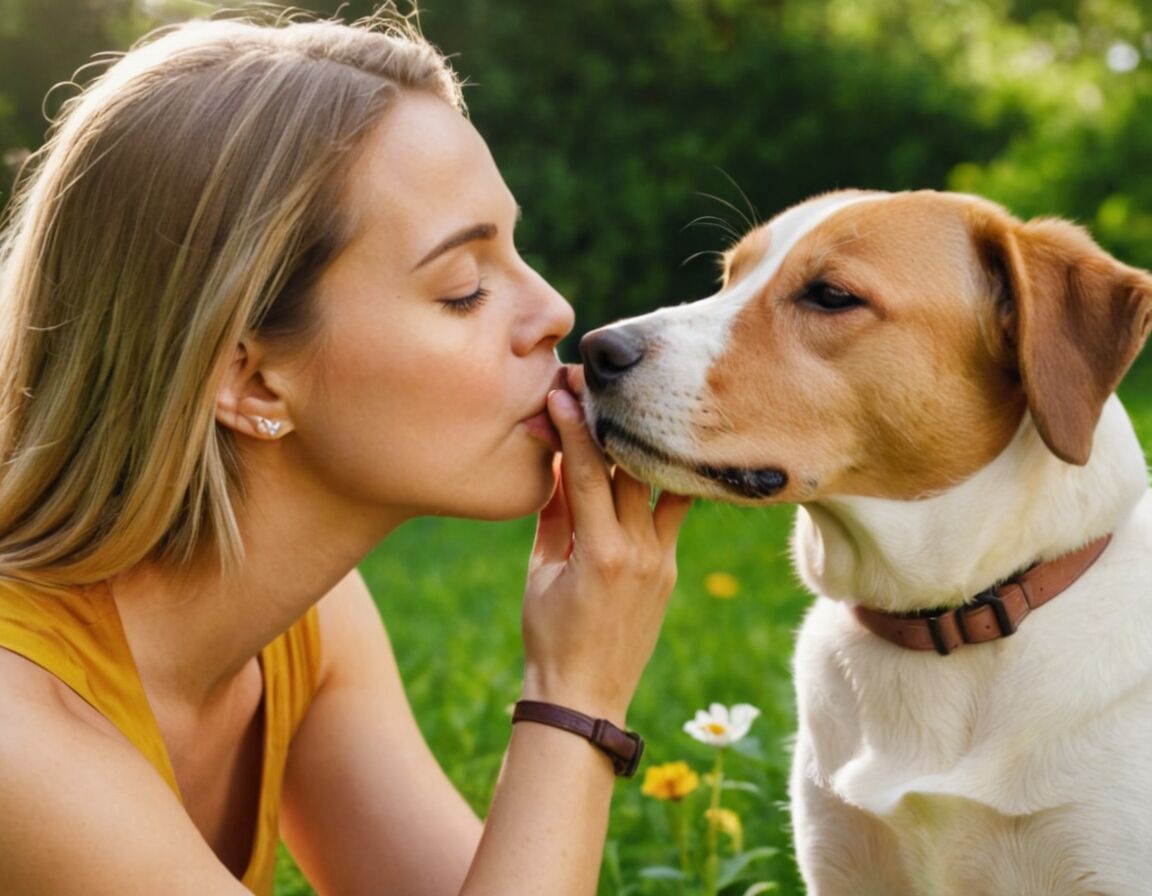 Warum lecken Hunde Menschen die Ohren? Bedeutung und Gründe