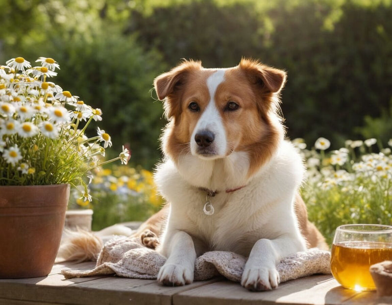 Kamillentee für Hunde: Anwendung und Vorteile bei Magen-Darm- und Stressbeschwerden