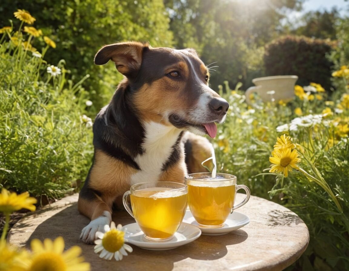 Hund und Kamillentee: Wann das Heilmittel sinnvoll ist und wie es richtig zubereitet wird