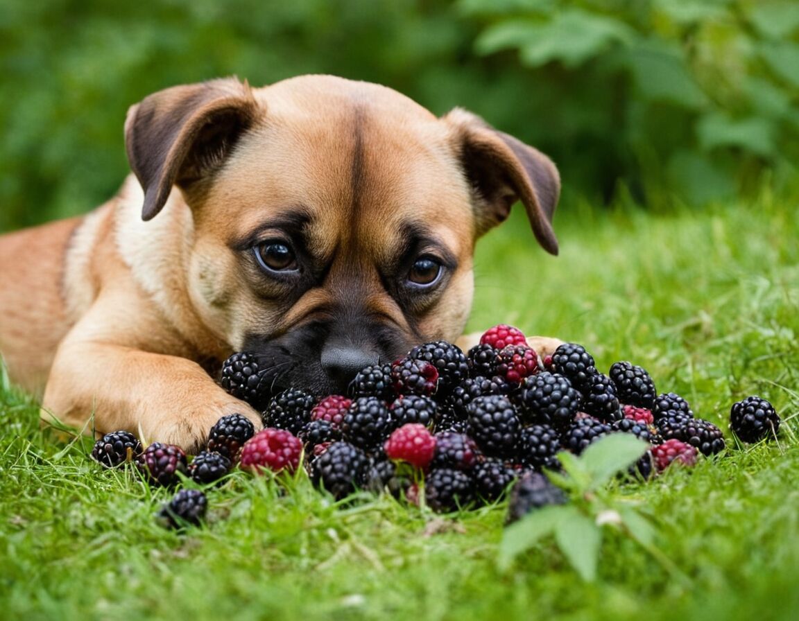 Brombeeren für Hunde: Ein gesunder Snack? Worauf Sie achten müssen