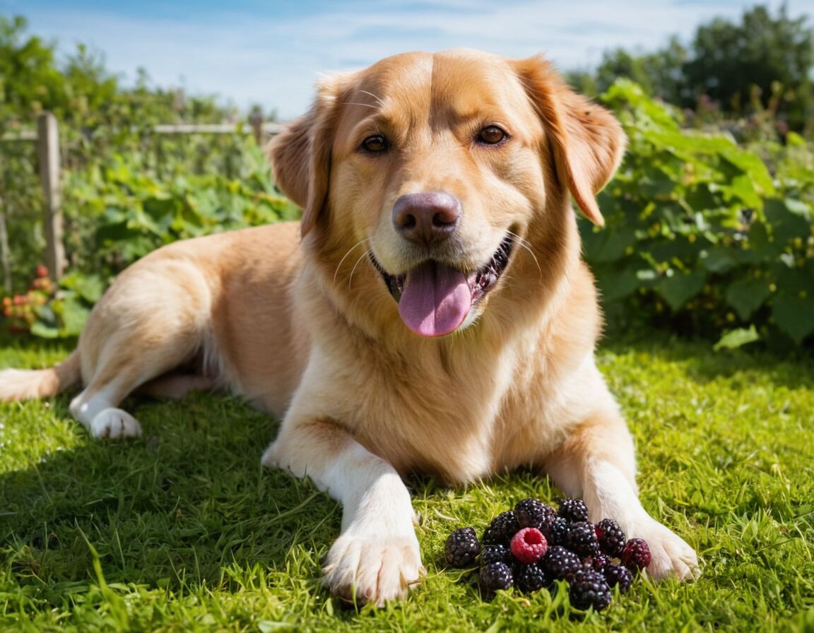 Dürfen Hunde Brombeeren essen: Worauf man achten sollte