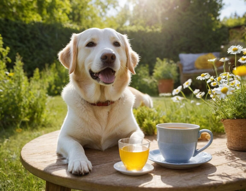 Kamillentee für Hunde: Wann es sinnvoll ist und wie man ihn richtig verabreicht