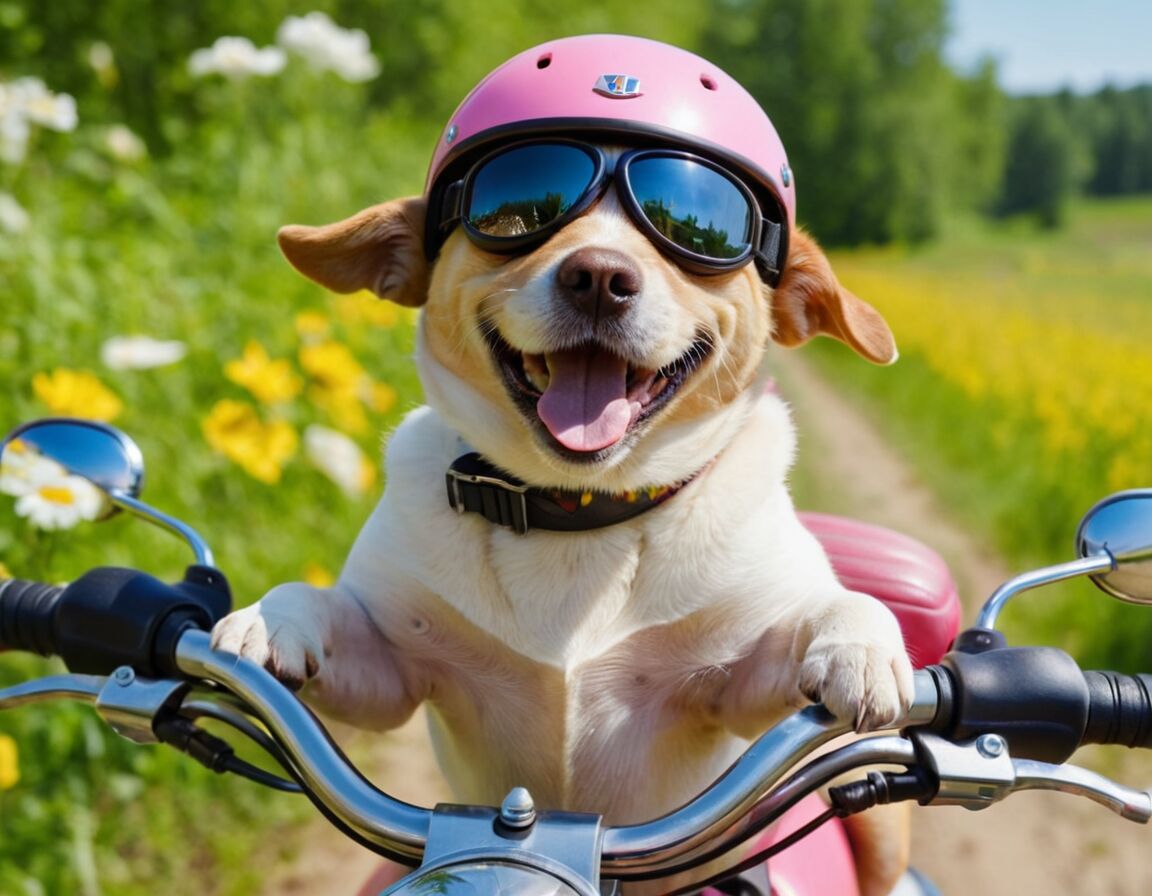 Hund auf dem Motorrad: Sicherer Transport oder unnötiges Risiko?