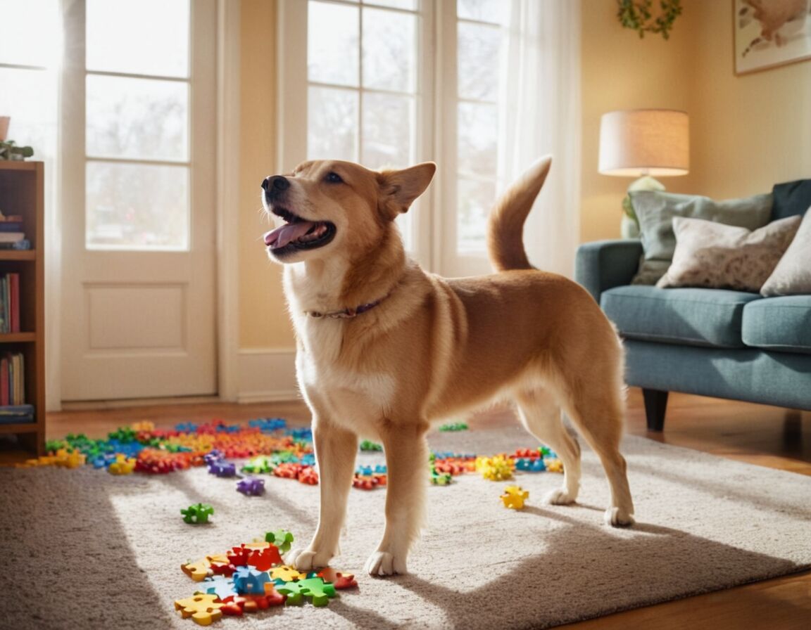 Hunde-Denkspiele für drinnen: So fördern Sie die Intelligenz in den eigenen vier Wänden