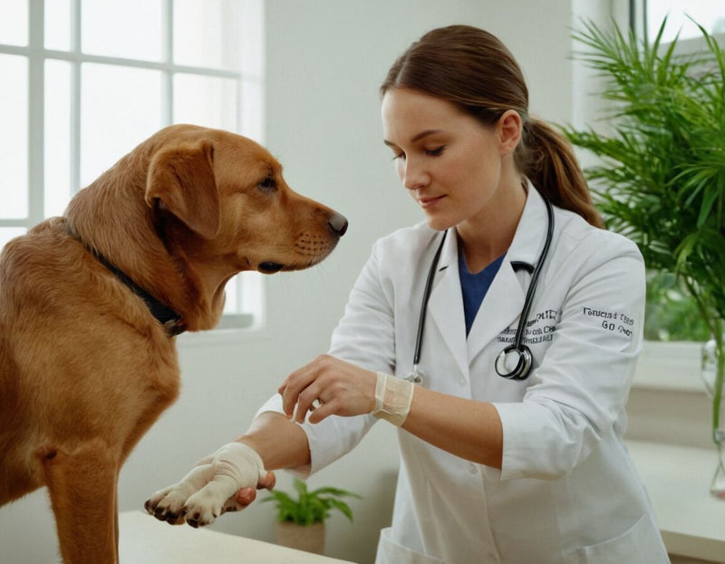 Hundekralle blutet: Erste Hilfe bei Krallenverletzungen und Fehltritten