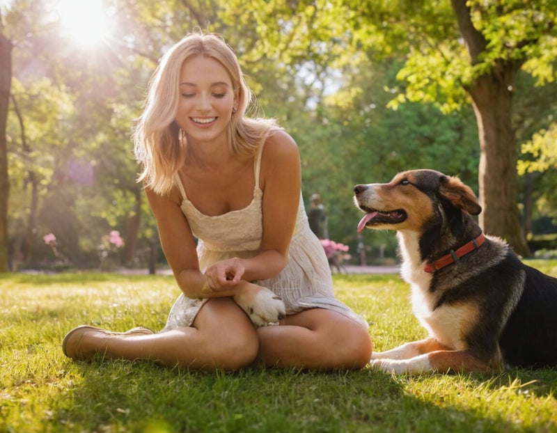 Hund drückt den Kopf an mich: Zuneigung, Schutzsuche oder Stress?