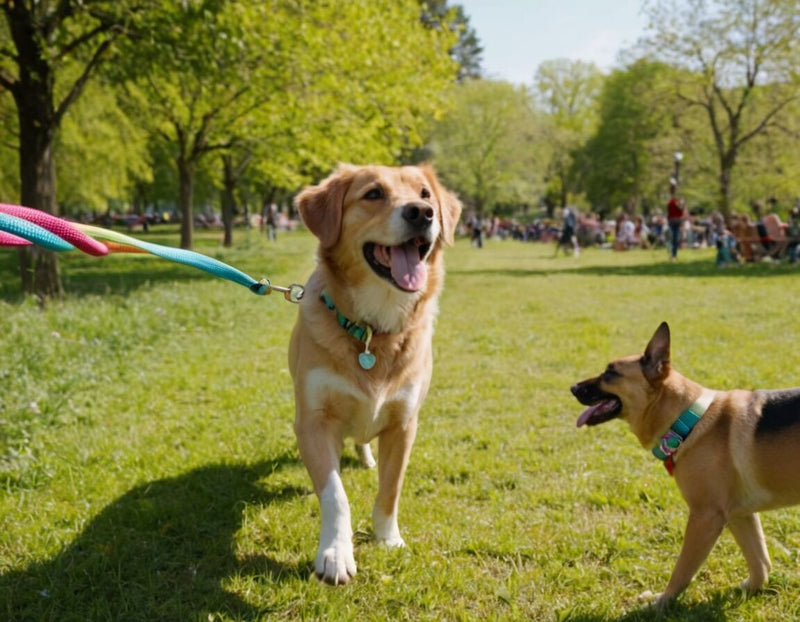 Hund beißt in die Leine: Ursachen und wie Sie es abgewöhnen
