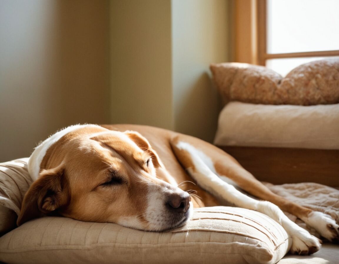 Alter Hund schläft viel und zieht sich zurück: Warnsignale, die Sie nicht ignorieren sollten