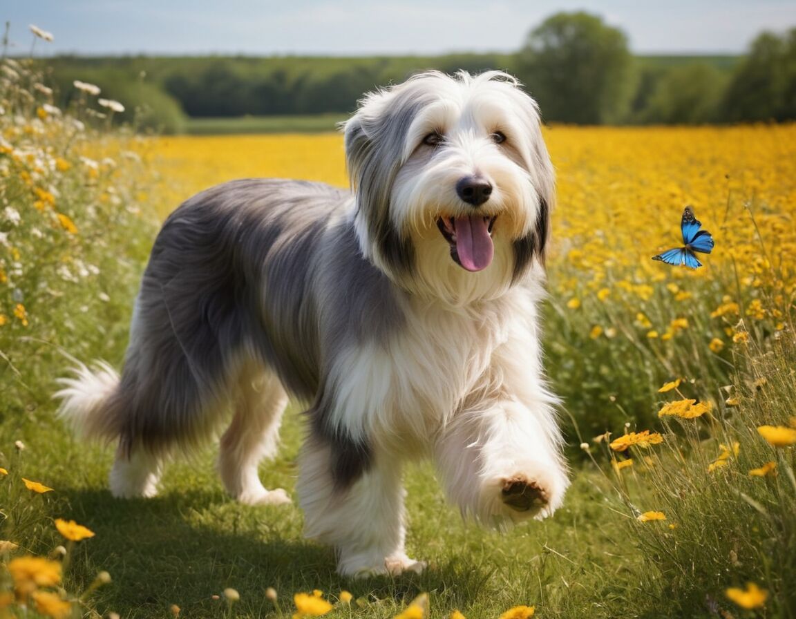 Bearded Collie Braun: Charakter und Pflege dieser lebhaften Rasse