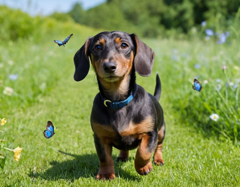 Rauhaardackel dürrlaubfarben: Eine seltene Fellvariante mit rustikalem Charme