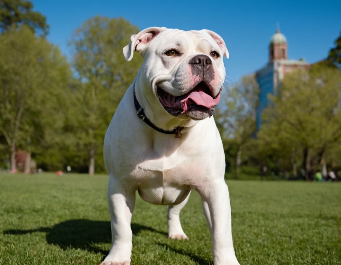 American Bulldog Grau: Eigenschaften und Pflege dieser kraftvollen Rasse