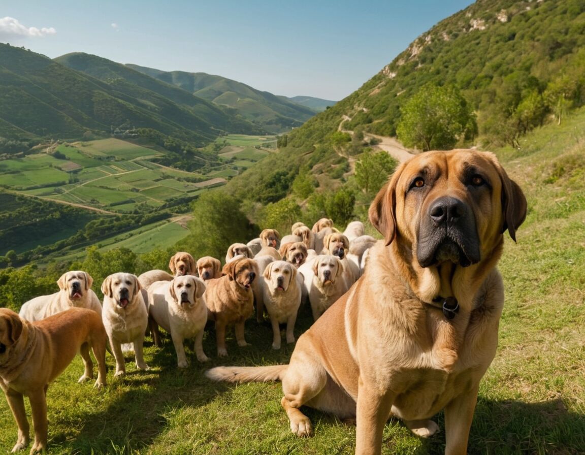 Spanischer Mastiff: Eigenschaften und Pflege des effektiven Herdenschutzhundes