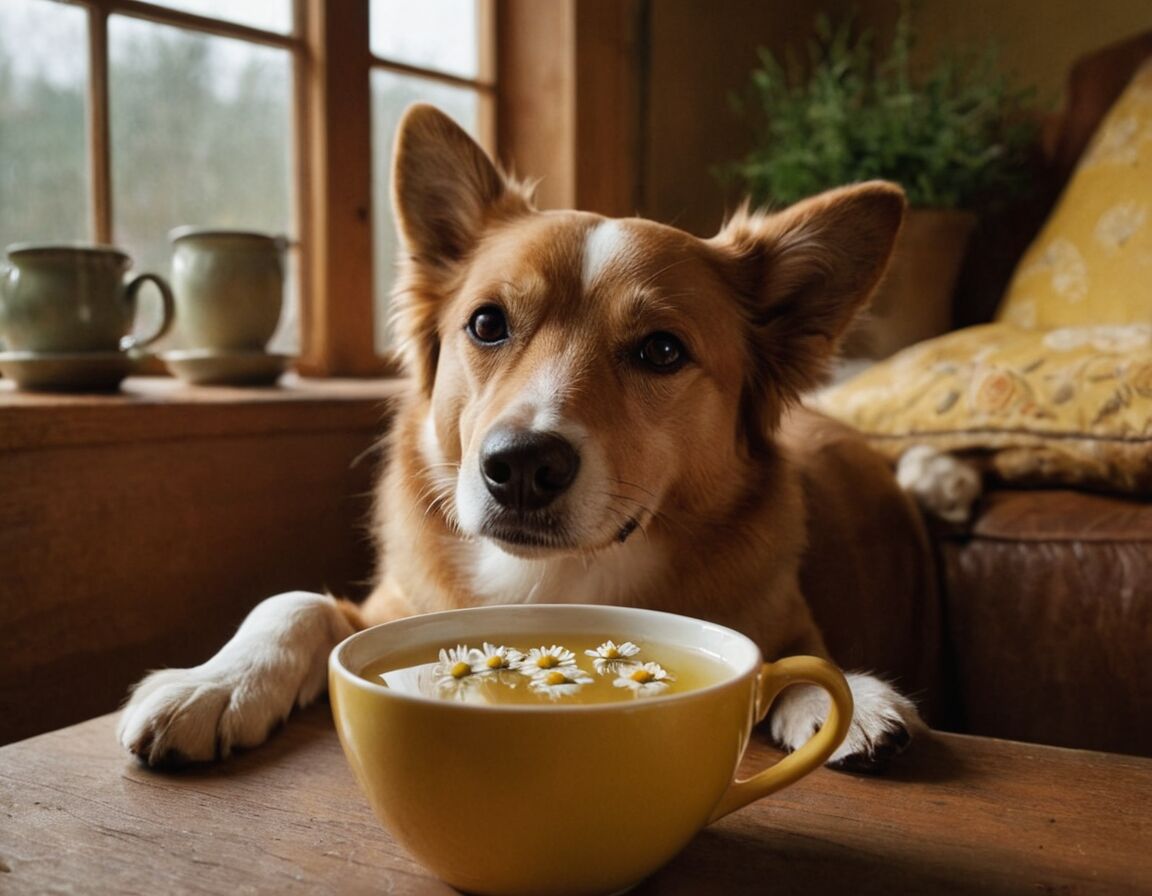 Kamillentee für Hunde: Wann das Hausmittel wirklich sinnvoll ist