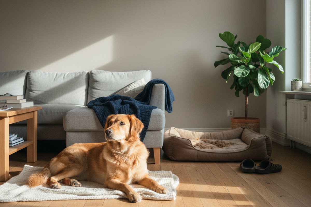 Hund allein zu Hause: so lernt er, allein zu bleiben