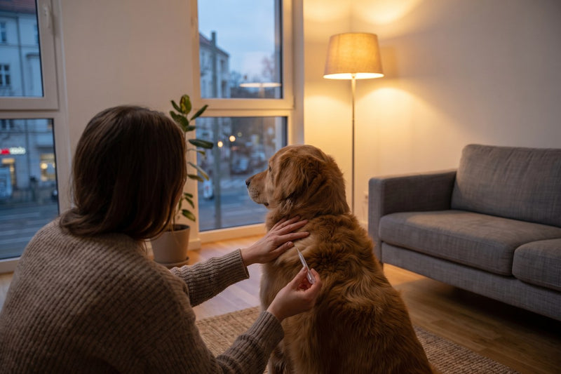 Effitix beim Hund: Wenn eine Katze im Haushalt lebt