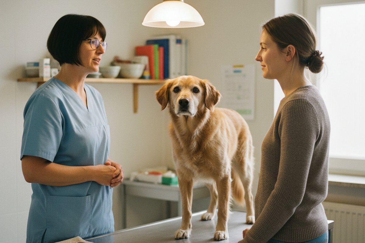 Wenn ein Hund beim Einschläfern laut wird