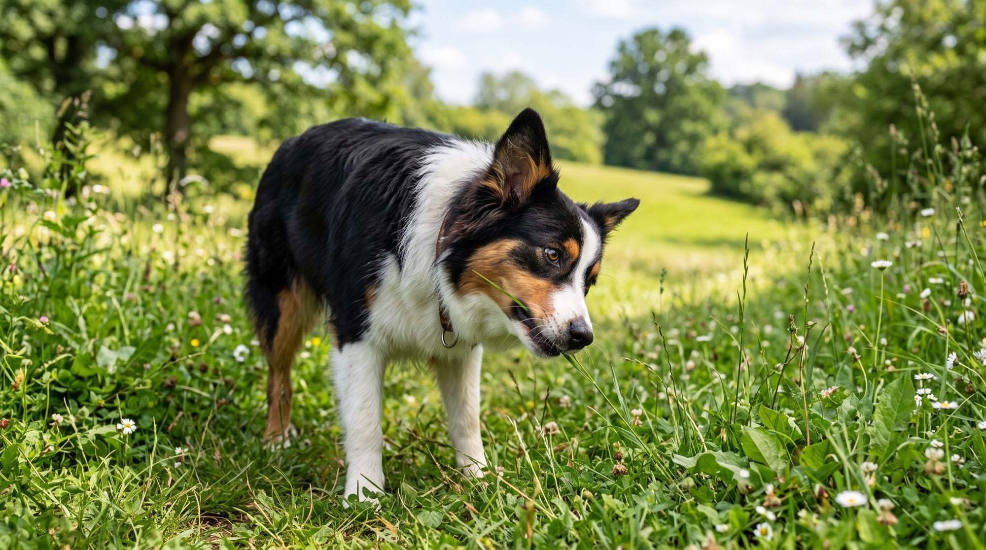 Hund frisst Gras: Ursachen und wann es ernst wird