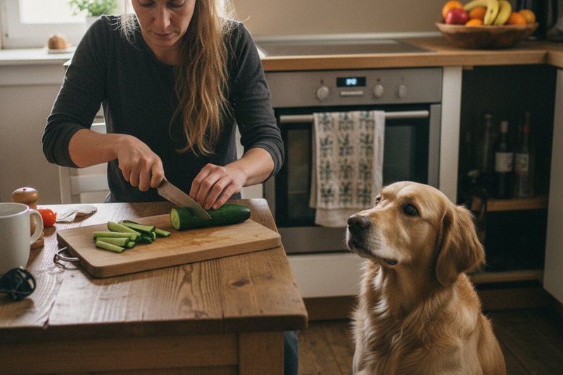 Dürfen Hunde Gurke essen? Ja — außer sie schmeckt bitter