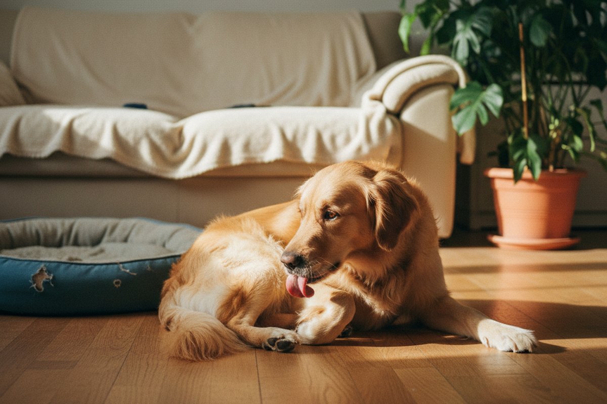 Hotspot beim Hund: die nässende Stelle richtig behandeln