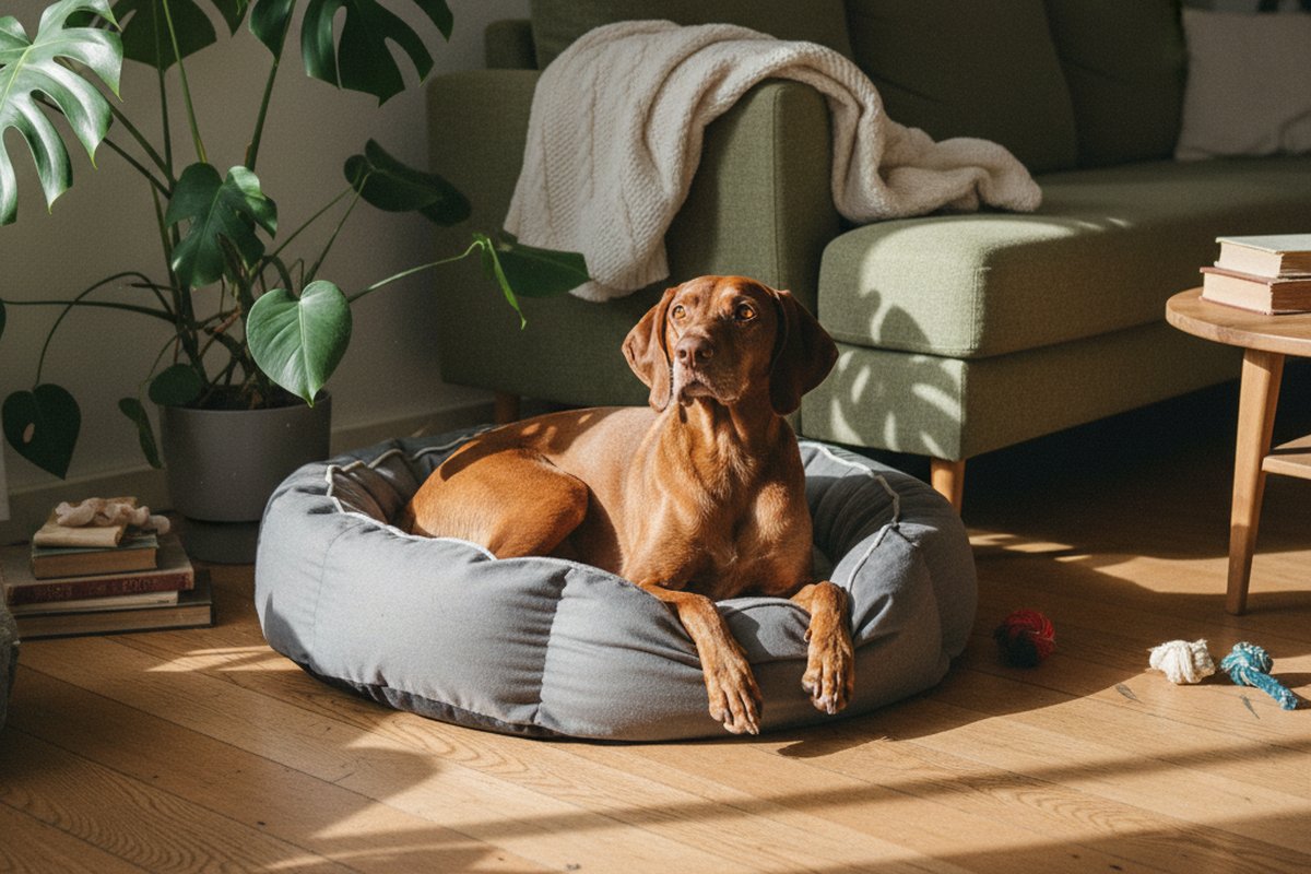 Hundebett: Auswahl, Größe und der richtige Platz