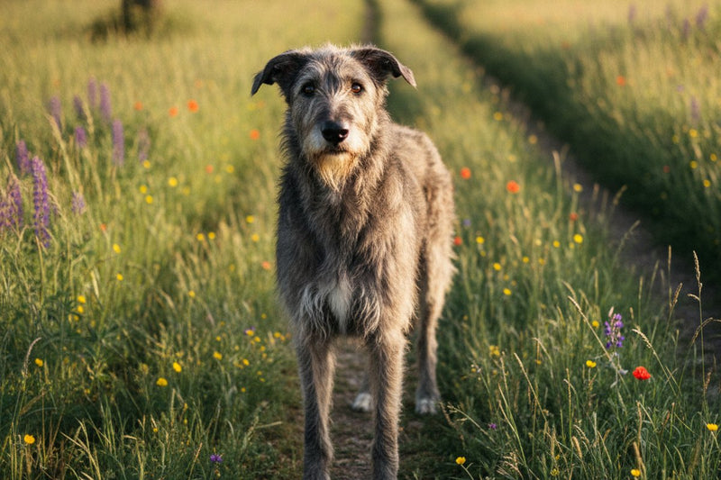 Irischer Wolfshund: Größe, Gewicht und Charakter