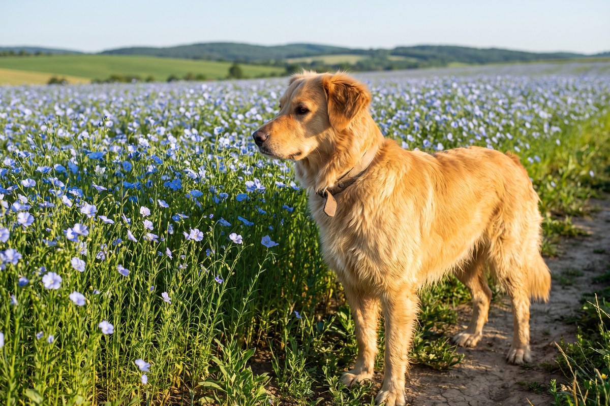 Leinöl für Hunde: Warum die Pflanze als giftig gilt