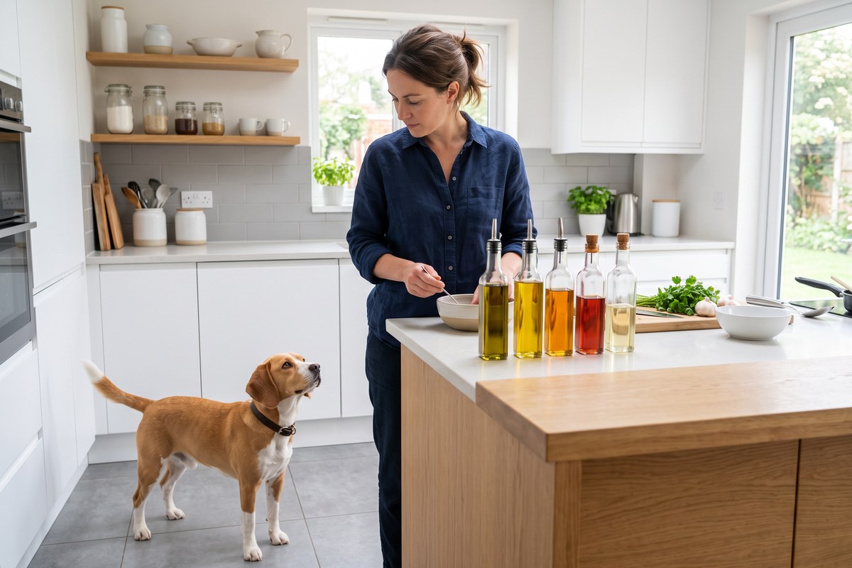 Öle für Hunde: Von 4 bis 83 Prozent derselben Fettsäure