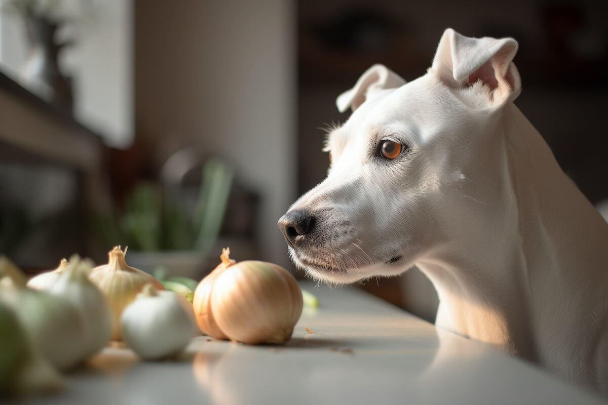 Dürfen Hunde Zwiebeln essen?