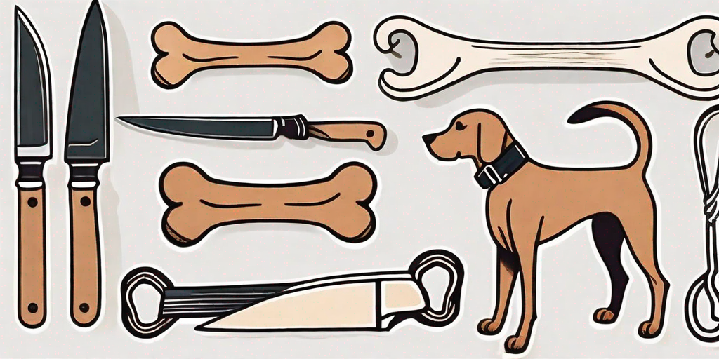 A variety of dog bones arranged aesthetically