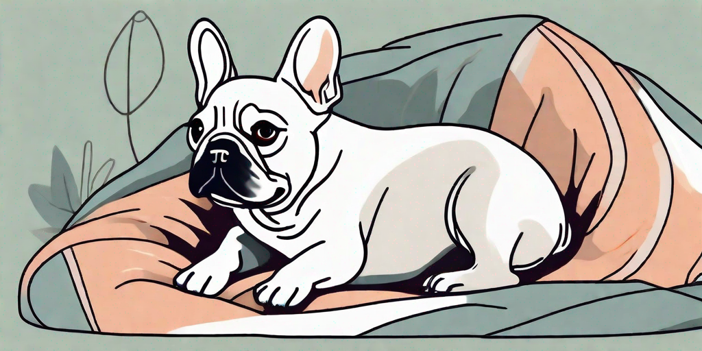A playful french bulldog gradually transitioning into a calm and relaxed posture