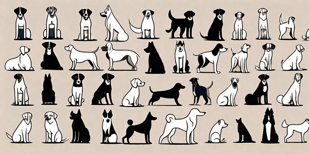 18 different unique dog breeds