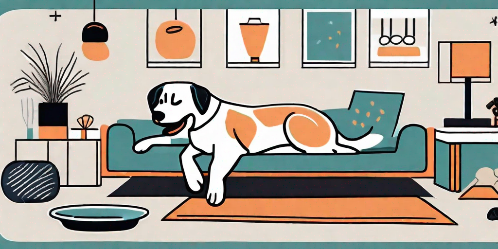 A playful havaneser dog in a comfortable living environment