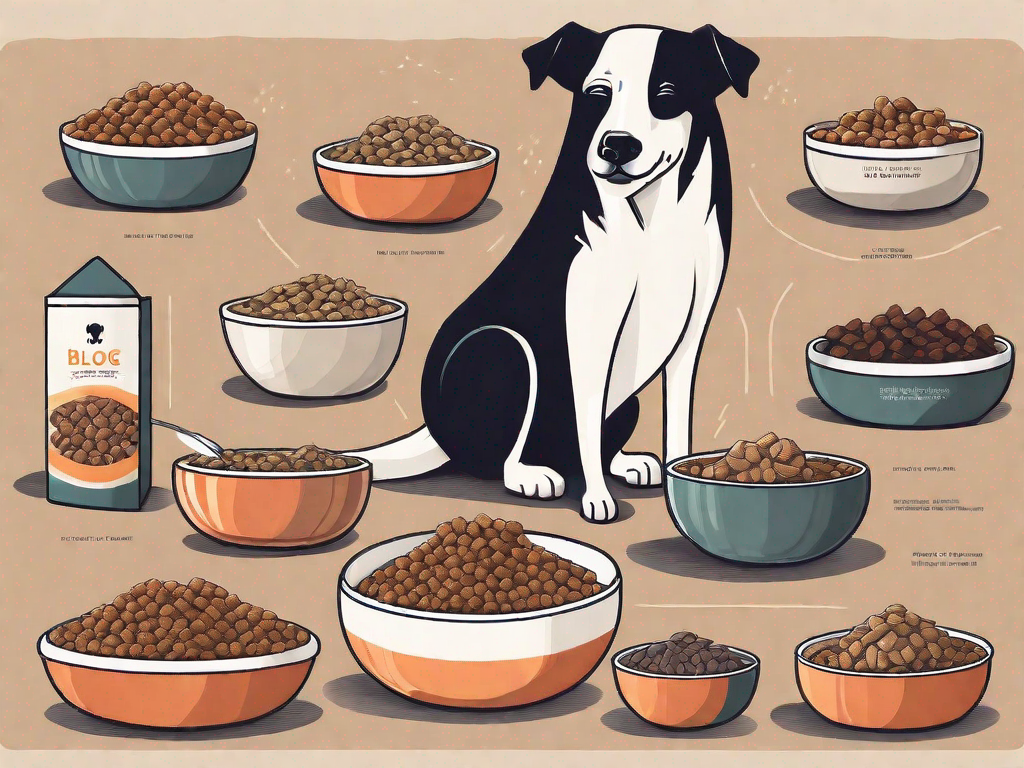 A variety of high-quality dog food brands