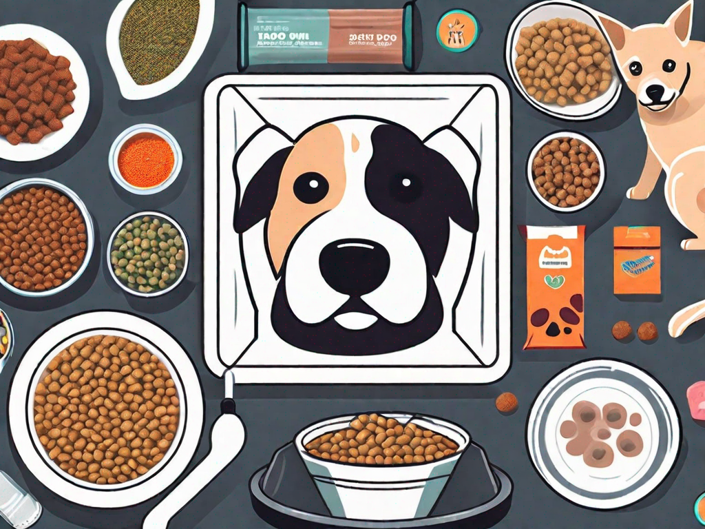 Various types of pet food