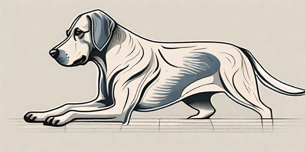 A deutsch langhaar dog showcasing its distinctive characteristics and size