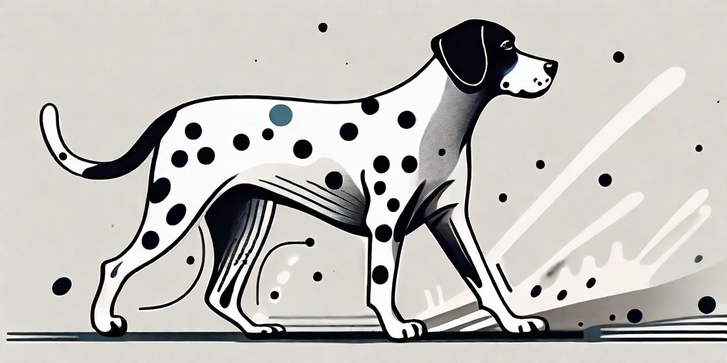 A dalmatian dog showcasing its distinctive spots