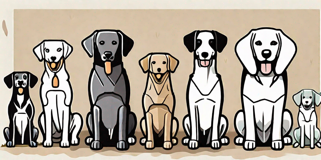 Various types of futterdummies (dog training dummies filled with treats) in different shapes and sizes