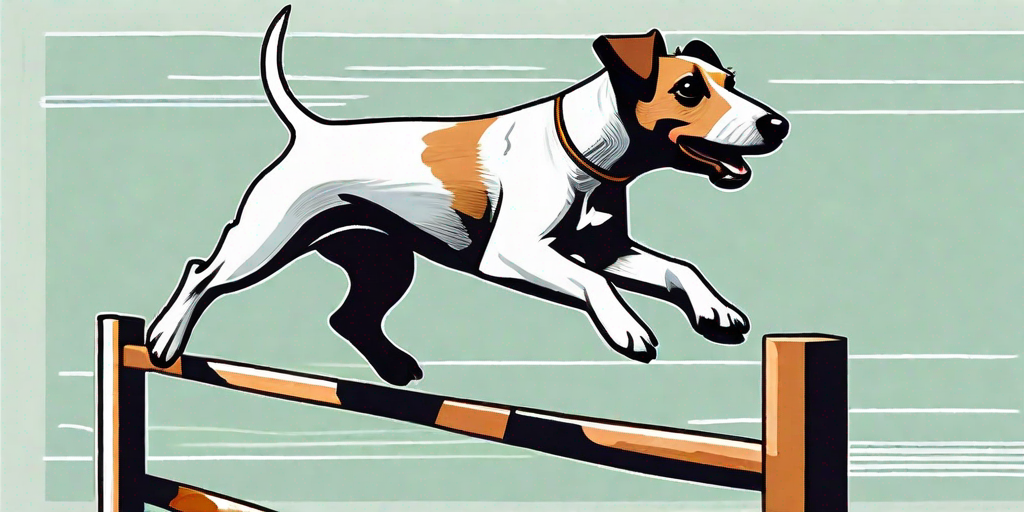 A parson russell terrier showcasing its distinct characteristics