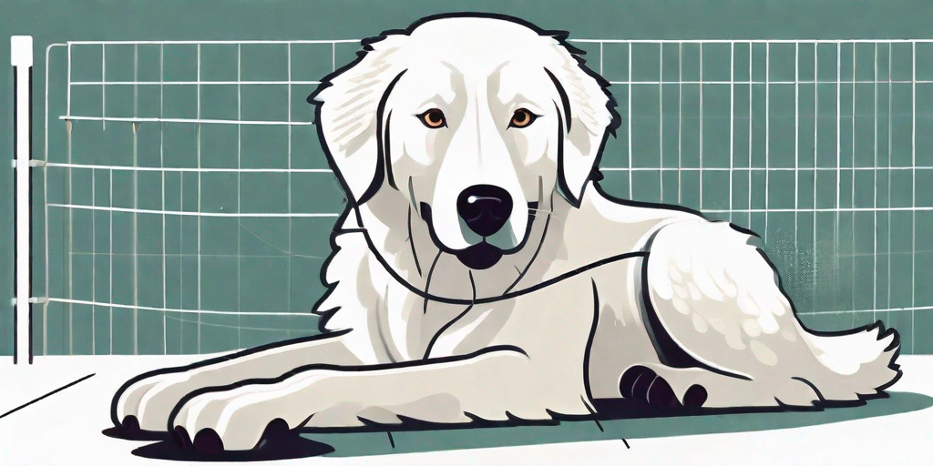 A kuvasz dog showcasing its distinctive characteristics such as its large size